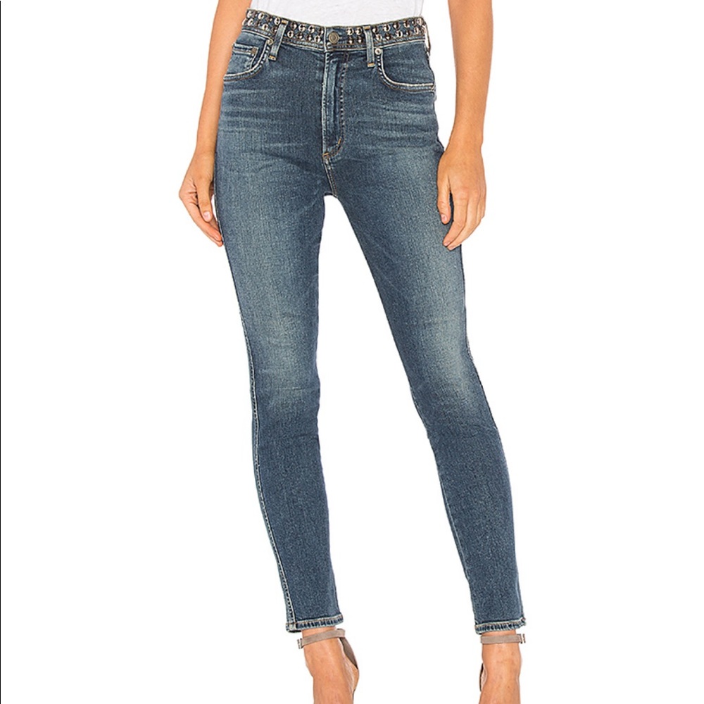 AGOLDE Roxanne Super Hi Studded | Size 26